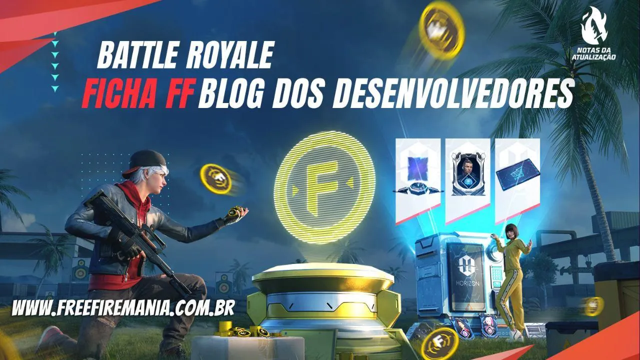 Atualização Free Fire: veja como conseguir Fichas FF após a nova versão do jogo