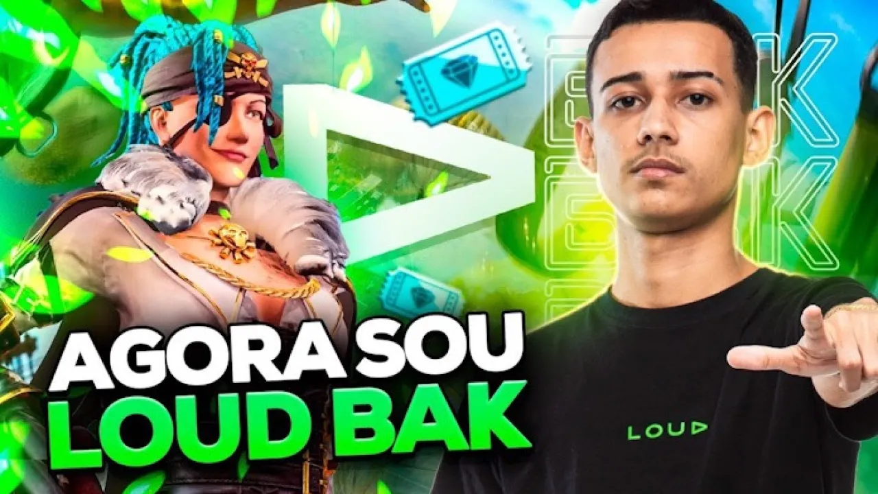 BAK é o Novo Técnico da LOUD no Free Fire