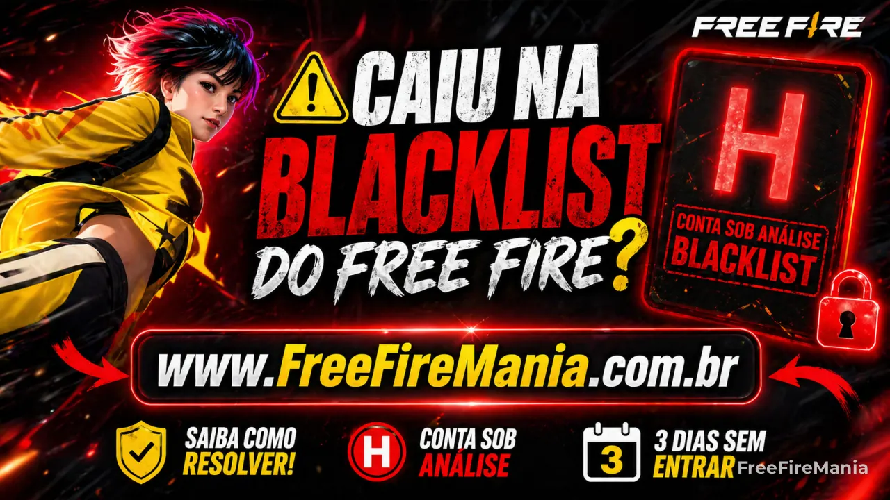 Blacklist Free Fire (FF): o que é, quanto tempo dura e como sair