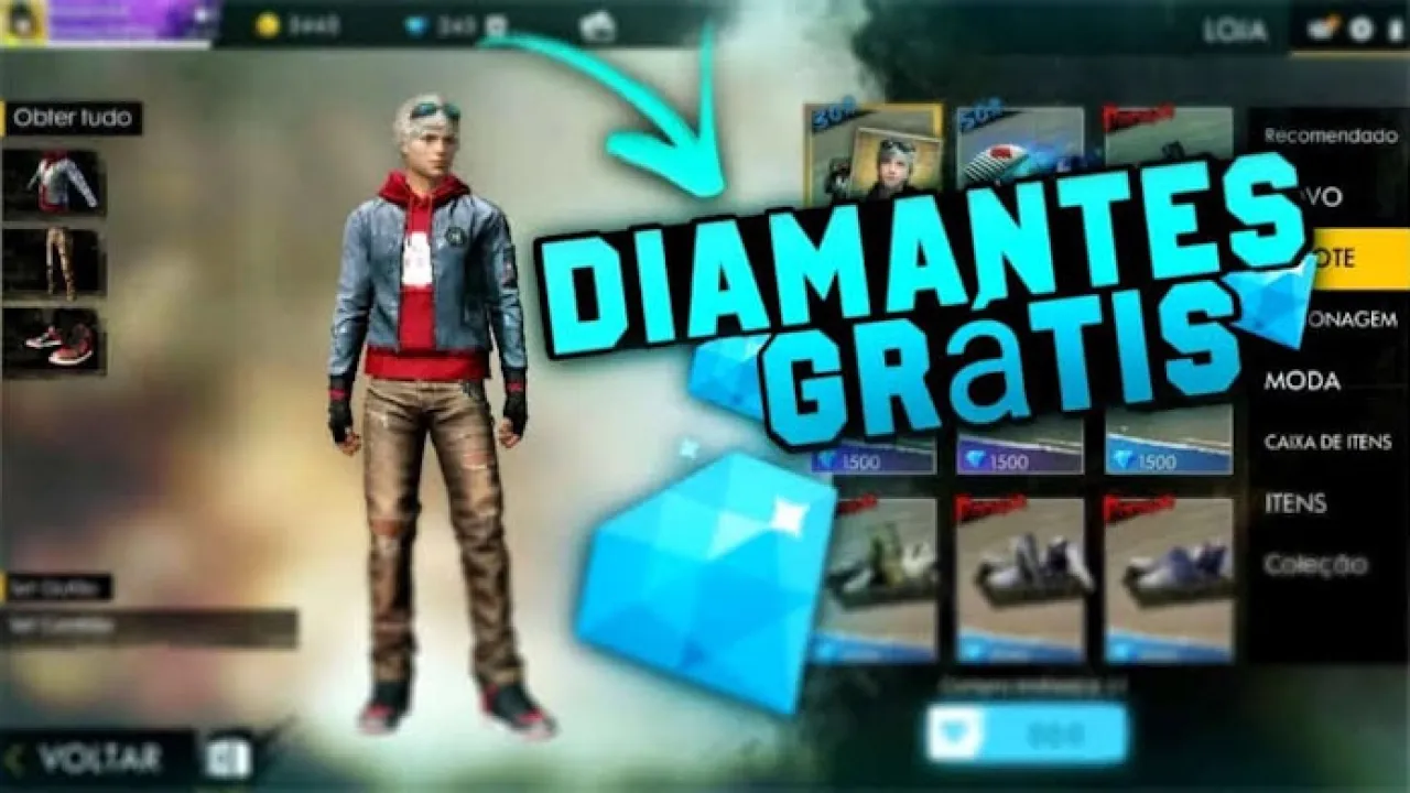 Bug dos Diamantes: Jogadores do Free Fire Recebem Diamantes Grátis