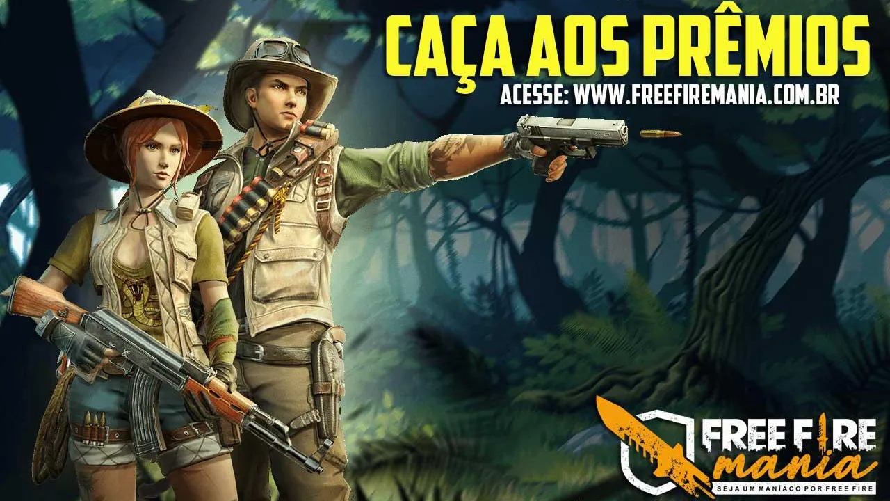 Caça aos Prêmios com o Pacote Aventureiro no Free Fire