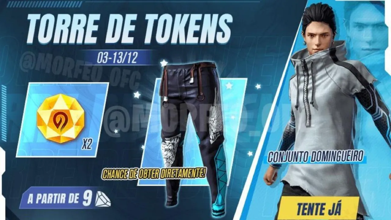 Calça Angelical chega ao Free Fire nesta sexta (3); evento não garante drop do item