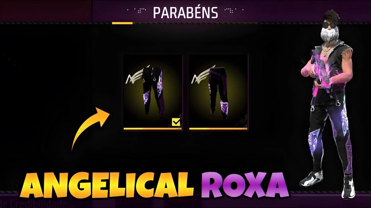 Calça Angelical Roxa no Free Fire: Garena distribui grátis