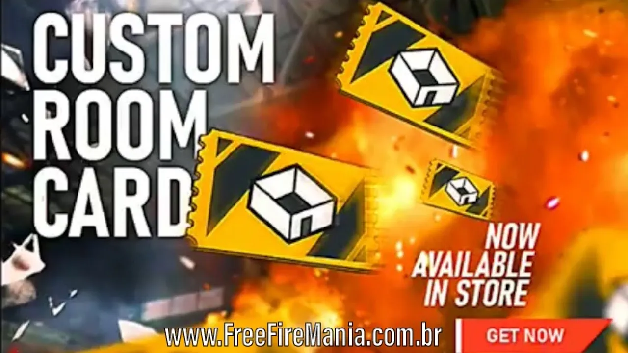 Cartão de Sala Personalizada chega à Loja do Free Fire