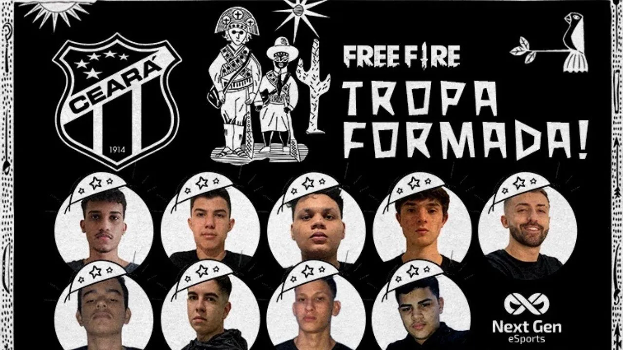 Ceará no Free Fire: famoso time do futebol brasileiro anuncia sua entrada na LBFF