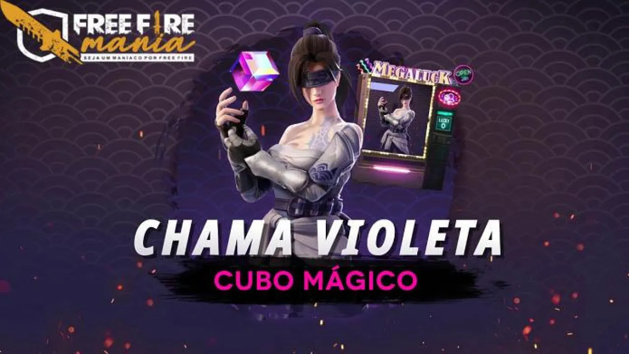 Chama Violeta - Novo Cubo Mágico no Free Fire