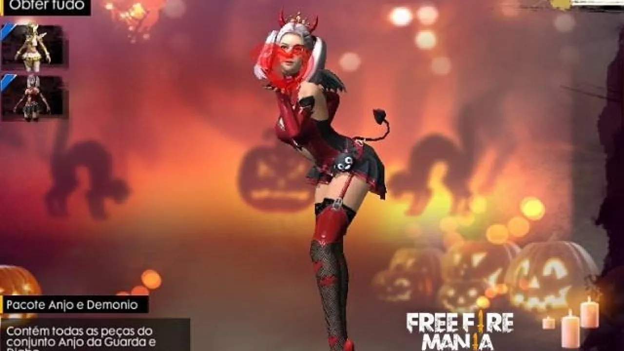 Chegaram as Novas Skins Anjos e Demônios no Free Fire com Desconto Especial