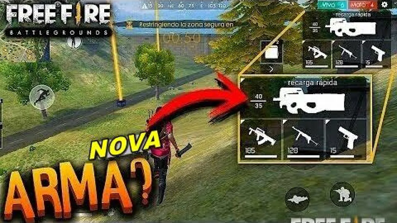 Conheça a Nova Arma P90 no Free Fire