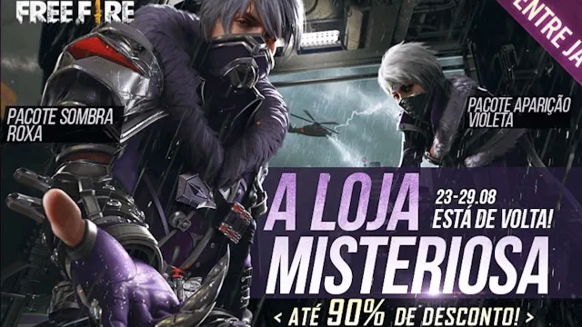Nova Loja Misteriosa 5.0 Chega ao Free Fire com Descontos Incríveis