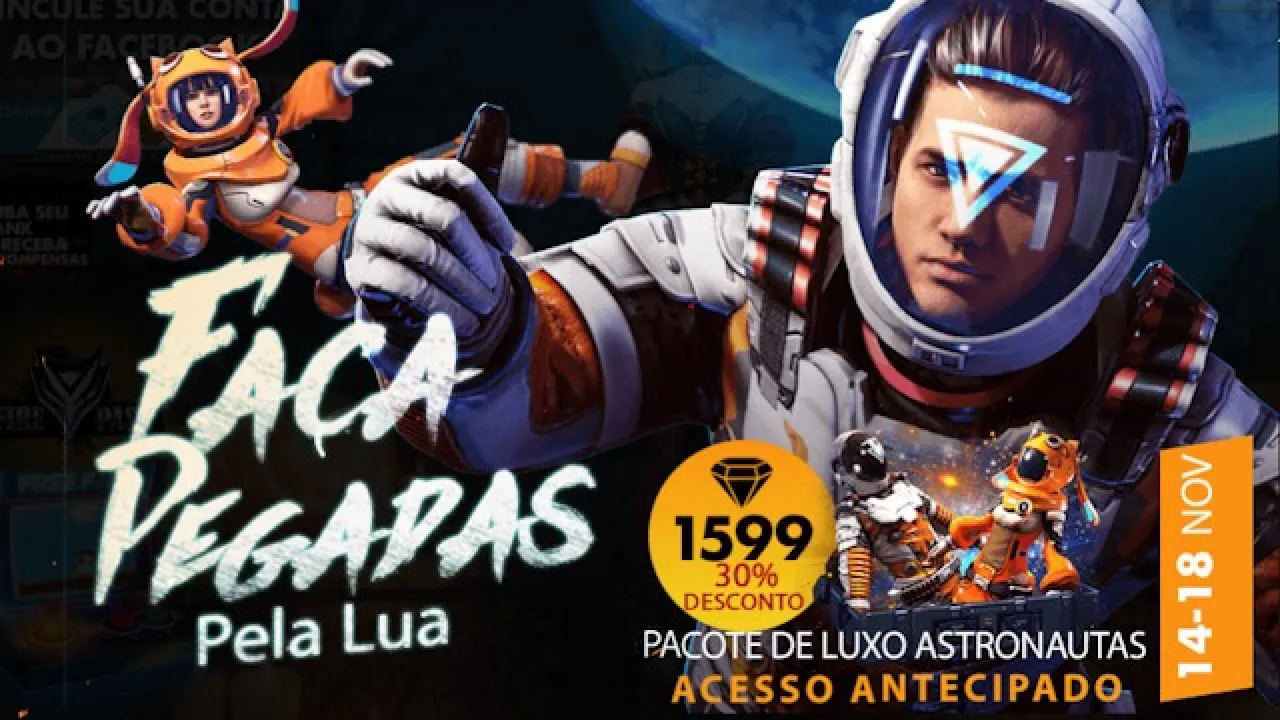 Nova Skin dos Astronautas Chega ao Free Fire