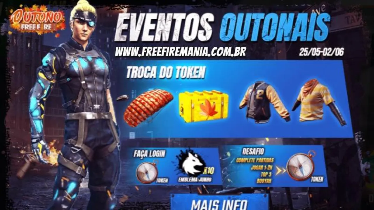 Chegou o evento de Outono 2020 no Free Fire