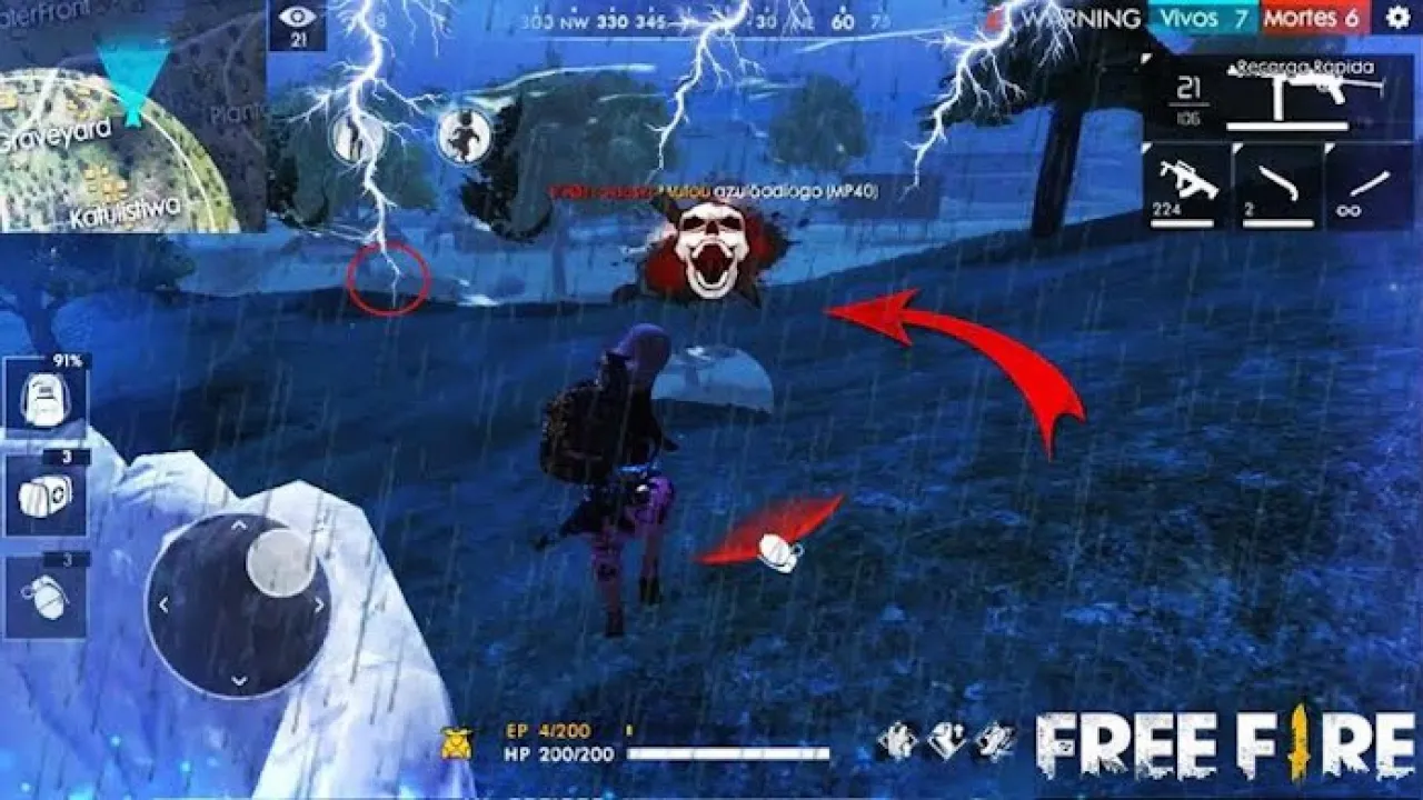 Chuva no Mapa Bermuda do Free Fire: Novas Dinâmicas Climáticas