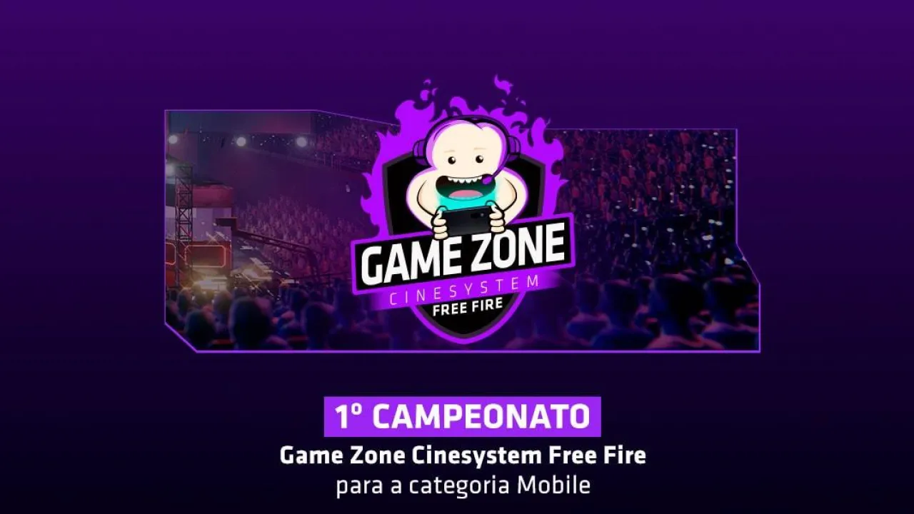 Cinesystem lança campeonato de Free Fire com cinema, pipoca grátis e premiação em dinheiro