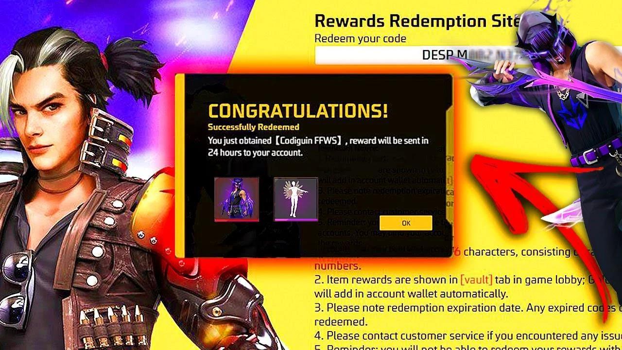 Código de Free Fire 2025: CODIGUIN FF Tyson Evolutivo; Resgate no Rewards