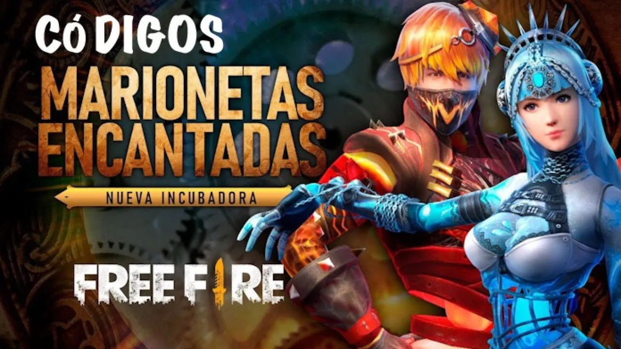 Códigos de Recompensas da Incubadora Marionete no Free Fire