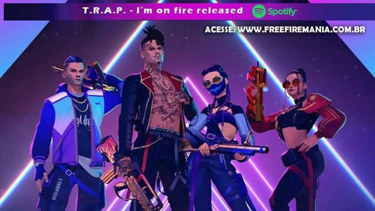 Ganhe Códigos de Recompensas no Free Fire Através do Spotify