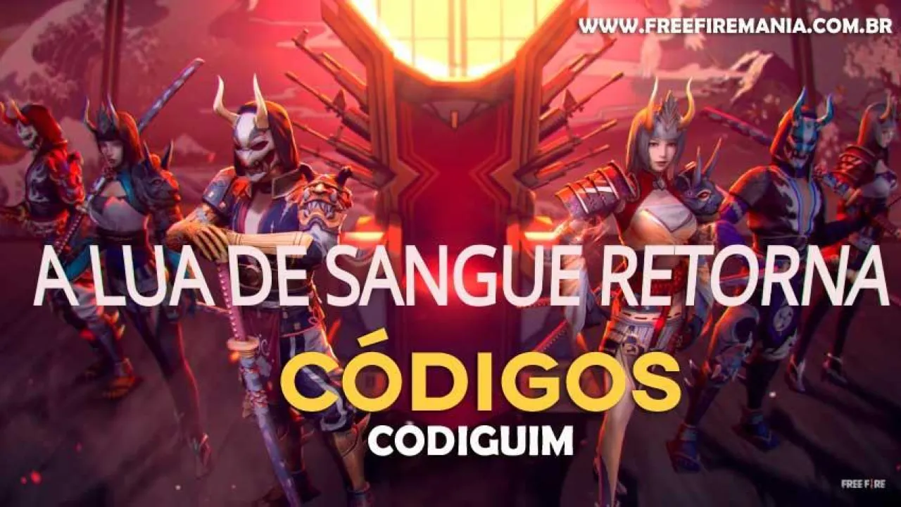 Códigos da Incubadora Lua Sangrenta - Os Samurais no Free Fire: Participe e Contribua