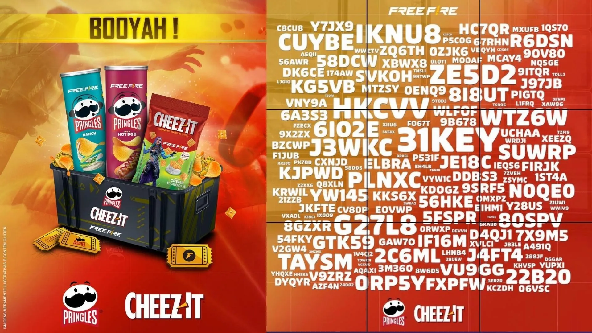 CODIGUIN FF: Garena e Cheez-It lançam novo código Free Fire nesta sexta (26)