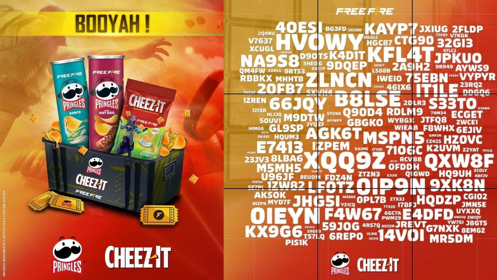 CODIGUIN FF: Garena e Cheez-It liberam novos código Free Fire nesta quarta (24)