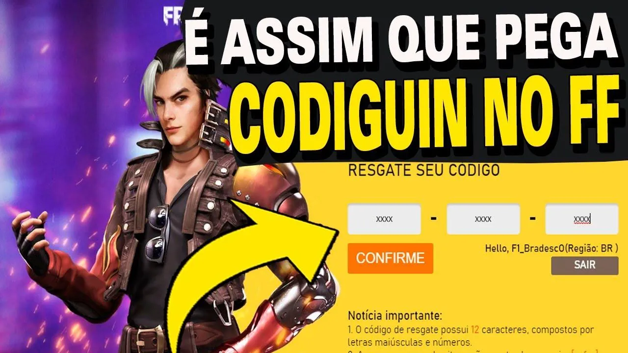CODIGUIN FF: lista de códigos ativos em abril 2022 para resgate no Rewards
