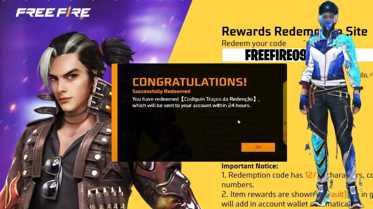 CODIGUIN FF no Free Fire: código Bandeirão do Mundial; Resgate no Rewards