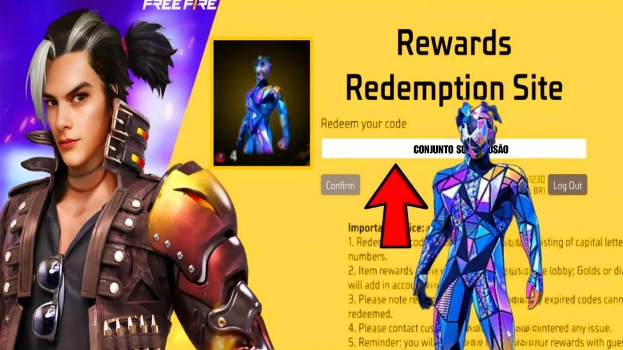 CODIGUIN FF no Free Fire: código skin Super Fusão; Resgate no Rewards