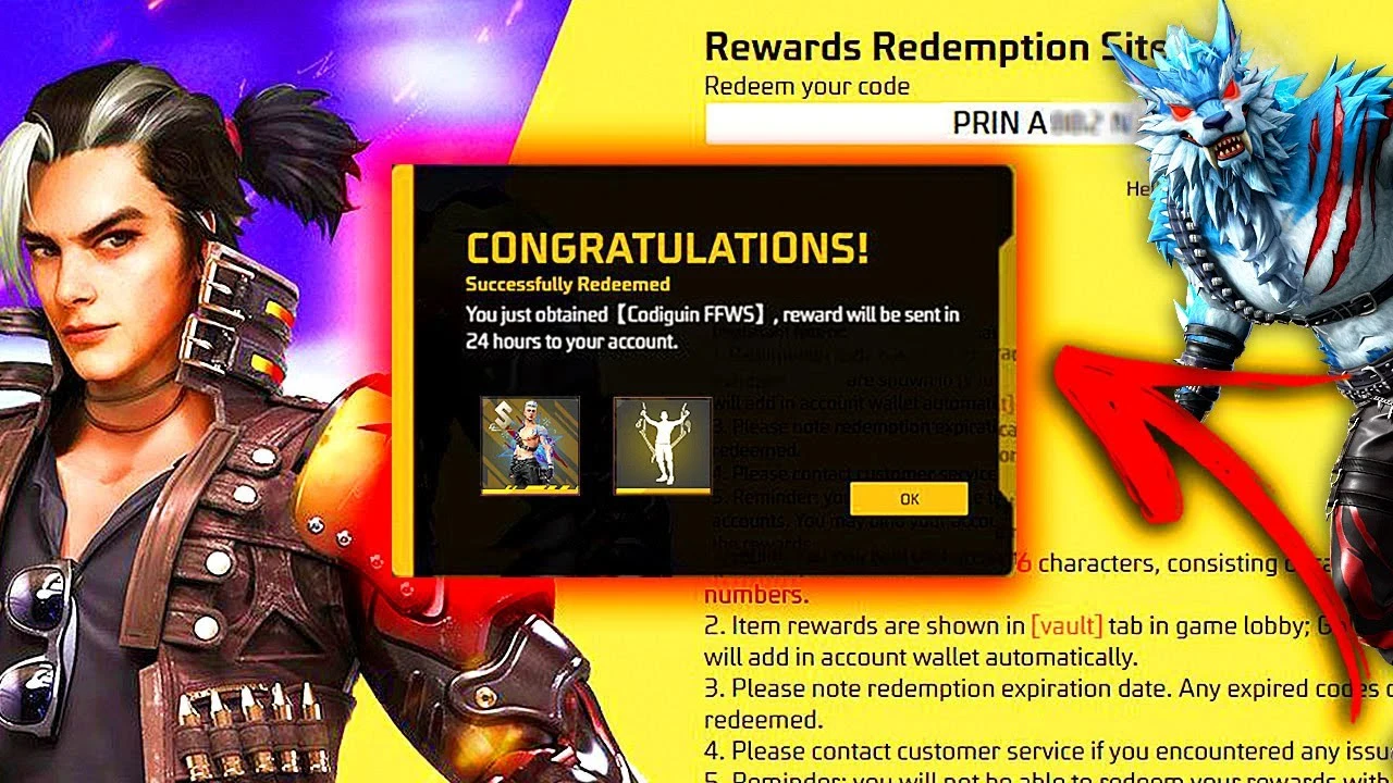 CODIGUIN FF: novos código Free Fire do Lobisomem; Resgate no Rewards