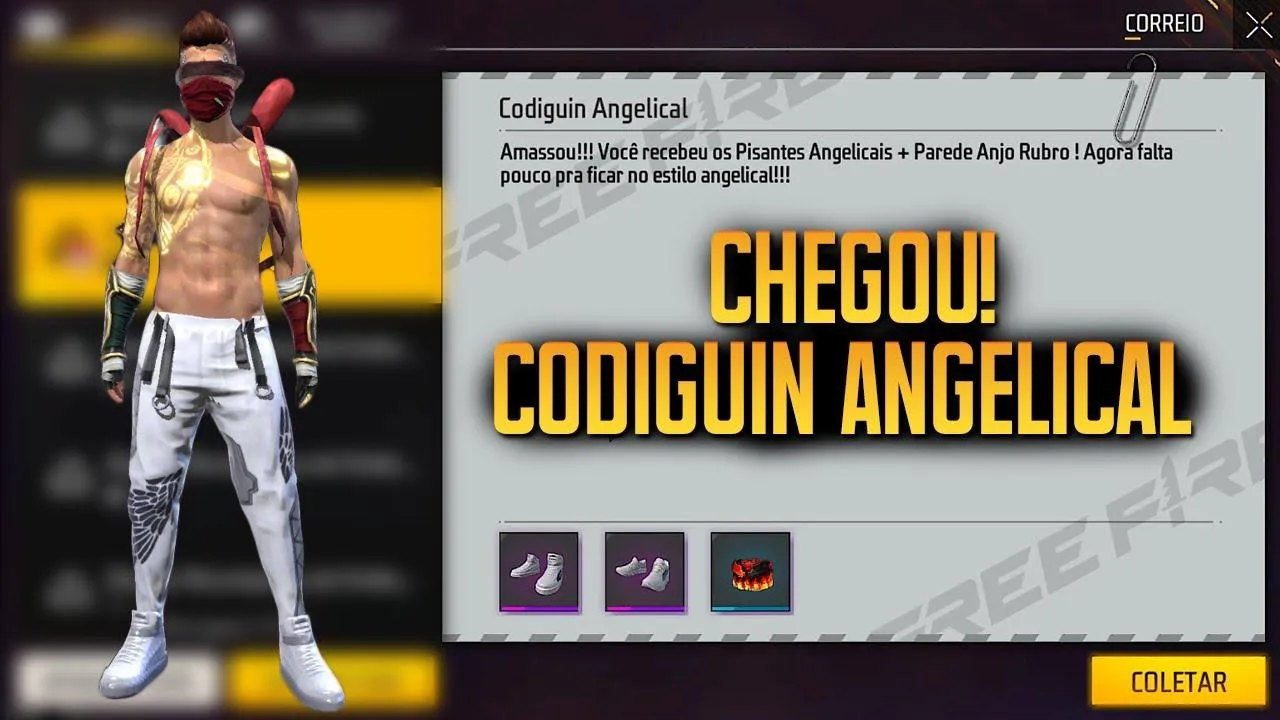 CODIGUIN FF: último dia do código Free Fire Angelical; resgate no site Rewards