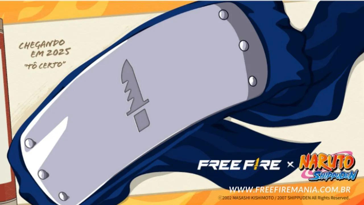La colaboración entre Free Fire y NARUTO SHIPPUDEN llega a principios de 2025
