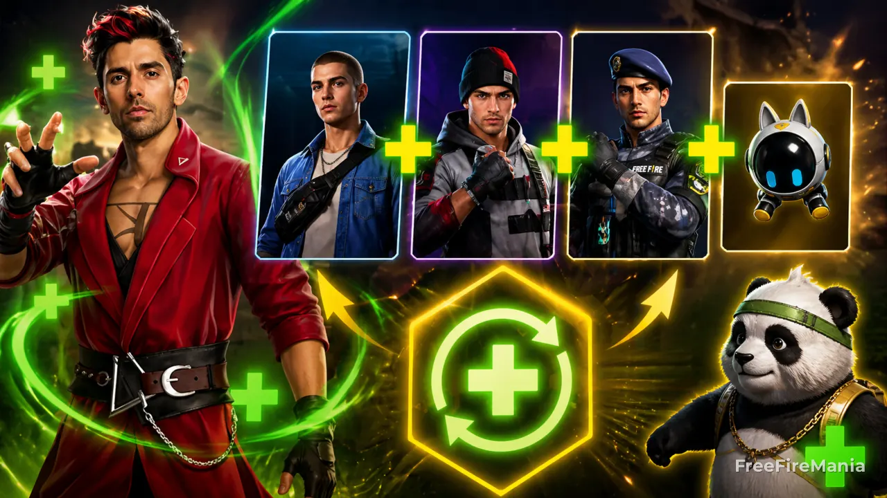 Kamir Free Fire: melhor combo para recuperar vida durante a trocação