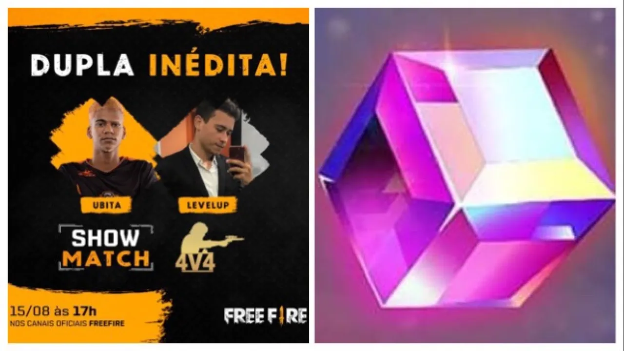Início do Showmatch com Youtubers Apresenta Novo Modo 4x4 no Free Fire