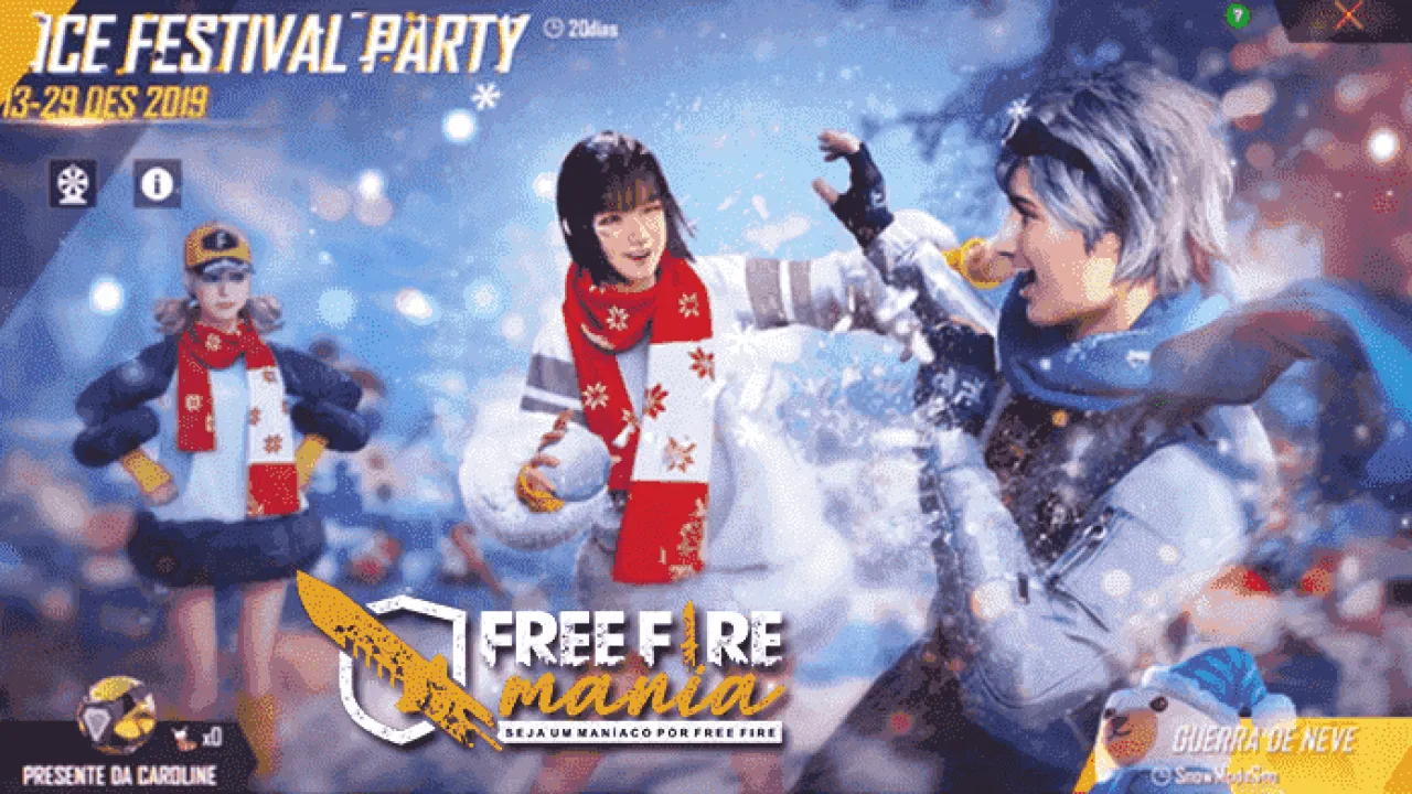 Como Coletar as Meias do Evento de Natal no Free Fire