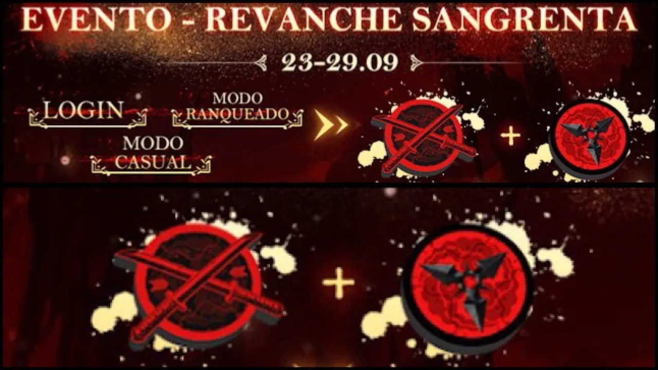 Como Coletar os Tokens da Katana e Dardo em Free Fire