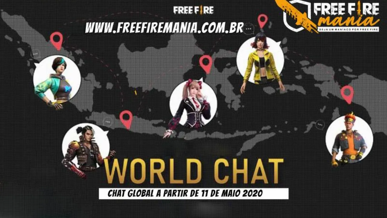 Descubra o Chat Global do Free Fire