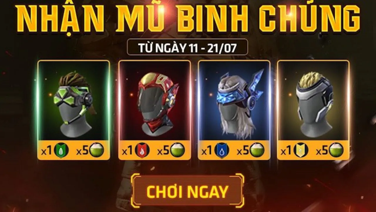 Como Ganhar as Novas Máscaras do Luau de Férias no Free Fire