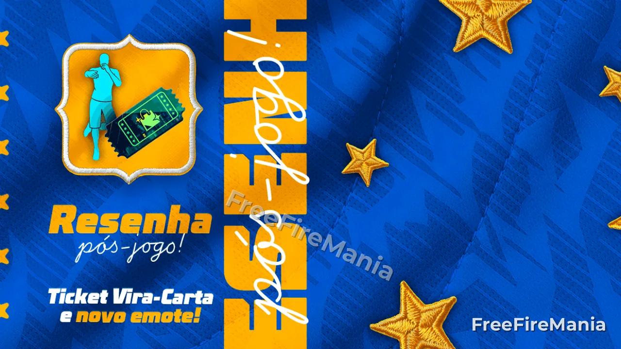 Como ganhar Ticket Vira-Carta no evento Resenha pós-jogo!