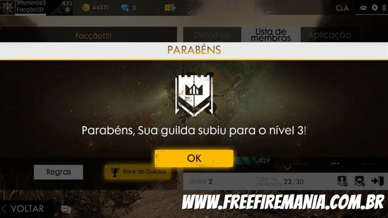 Dicas para se Destacar na Guilda do Free Fire