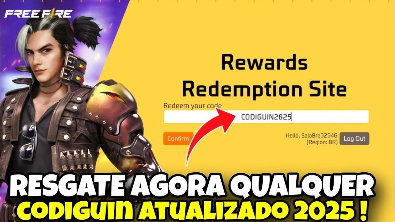 Como resgatar Codiguin FF no Free Fire em 2025: Guia atualizado e fácil!