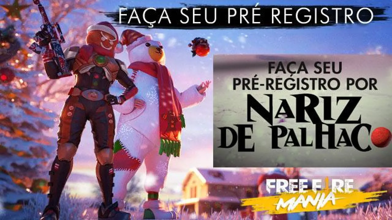 Como se cadastrar e conseguir o Nariz de Palhaço GRÁTIS no Free Fire