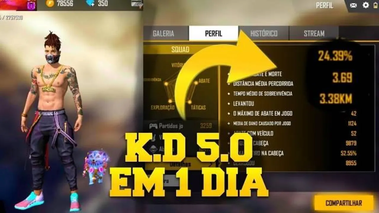 Como ter uma boa taxa de KD no Free Fire