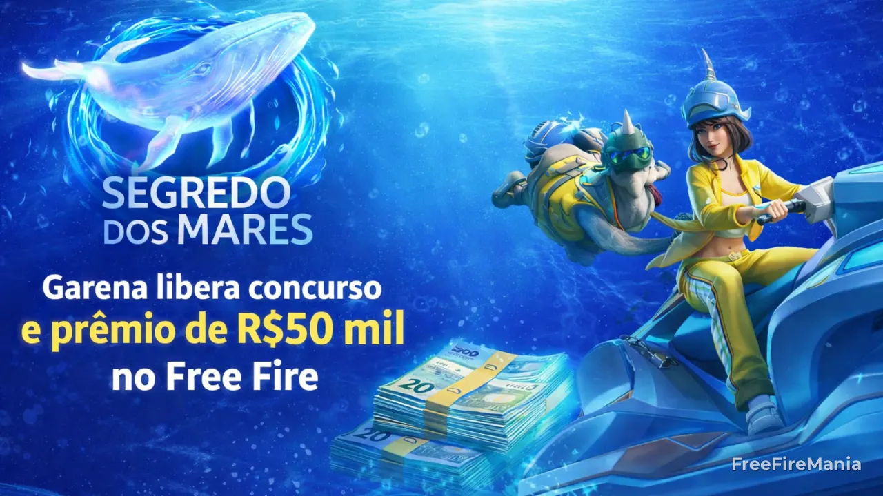 Concurso do Free Fire paga R$ 50 mil e quase ninguém viu