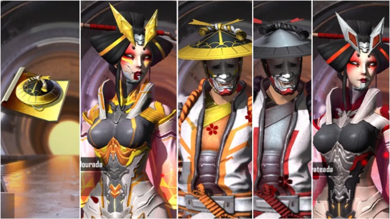 Conheça as Skins da Incubadora Série Geishas Fascinantes no Free Fire