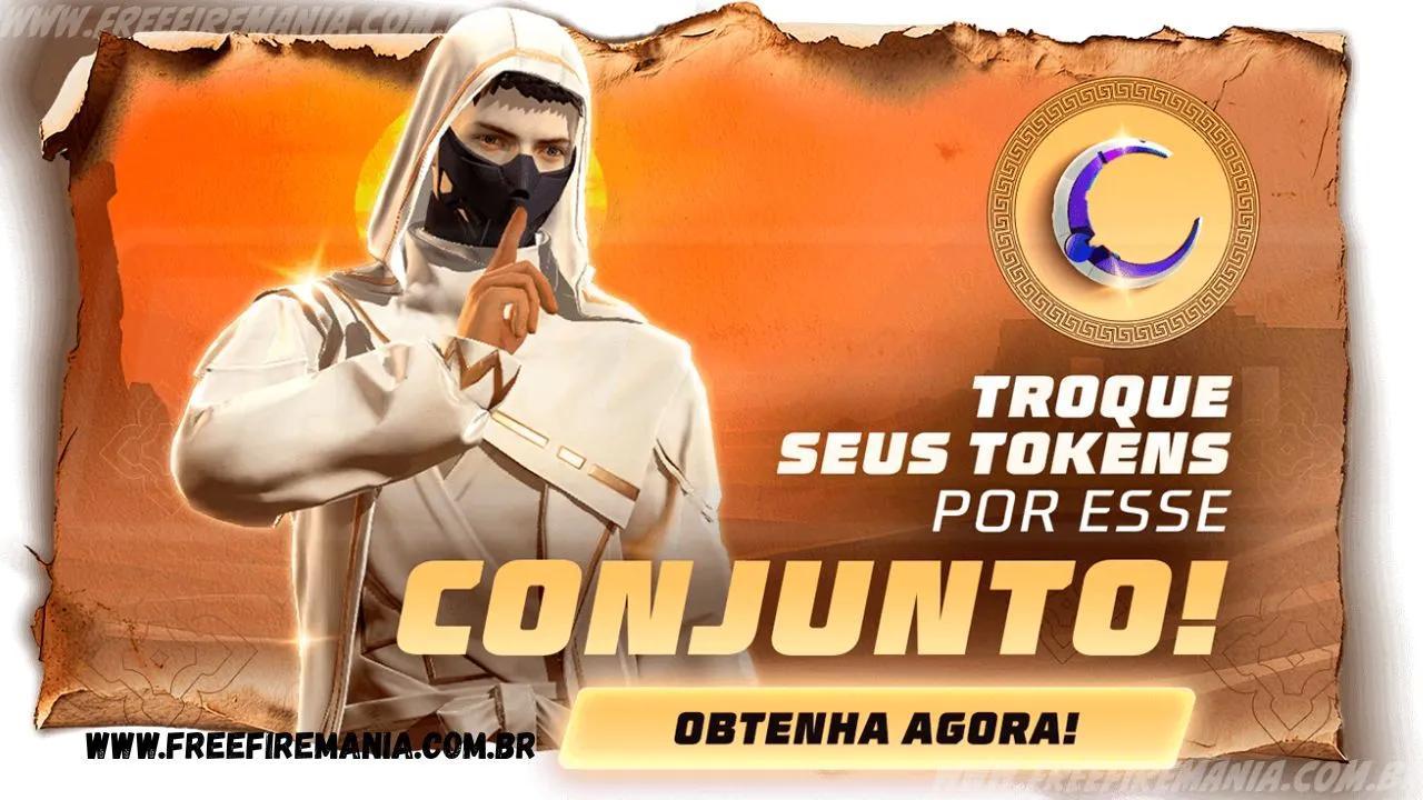 Conjunto Mistérios das Areias grátis no Free Fire: Veja como conseguir!
