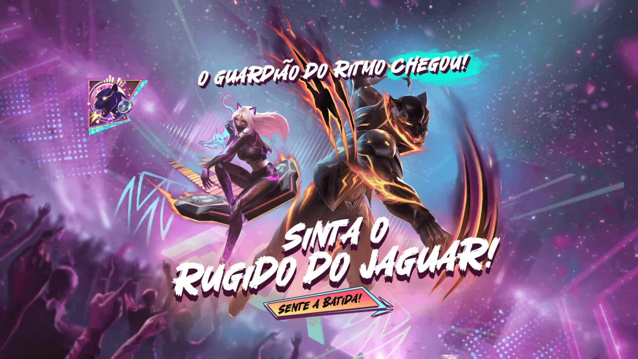 Free Fire libera Token Royale com Conjunto Rugido do Jaguar; veja como funciona