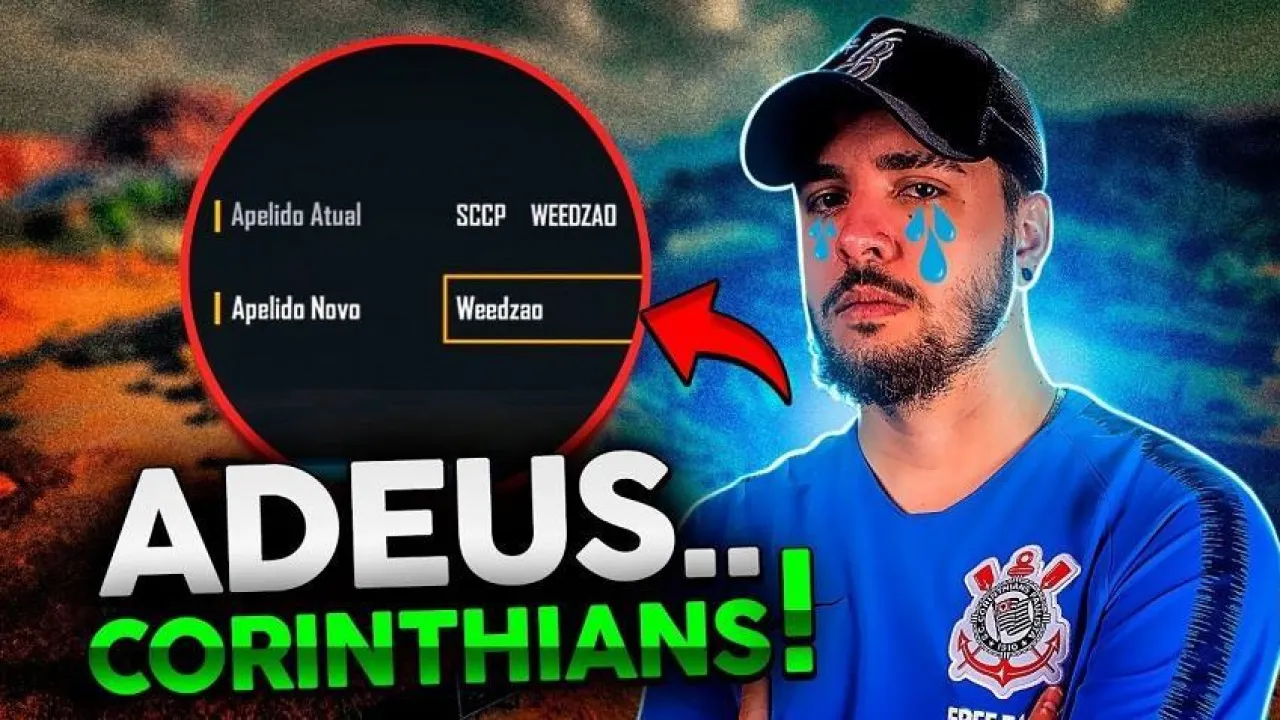 Contrato acaba e Weedzão anuncia sua saída do Corinthians Free Fire