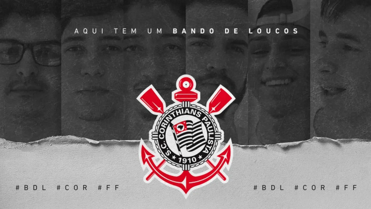 Corinthians anuncia equipe profissional de Free Fire com Bando de Loucos