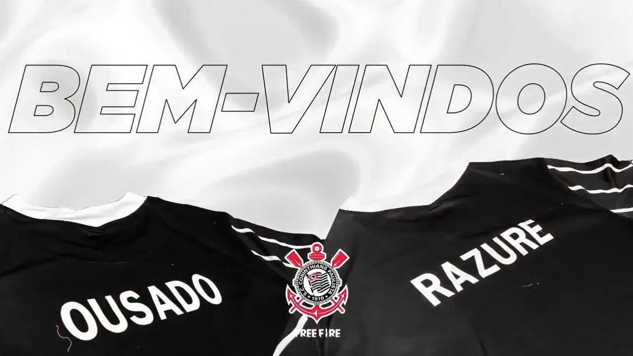Corinthians Free Fire anuncia Razure e Ousado como reforços para LBFF 2021