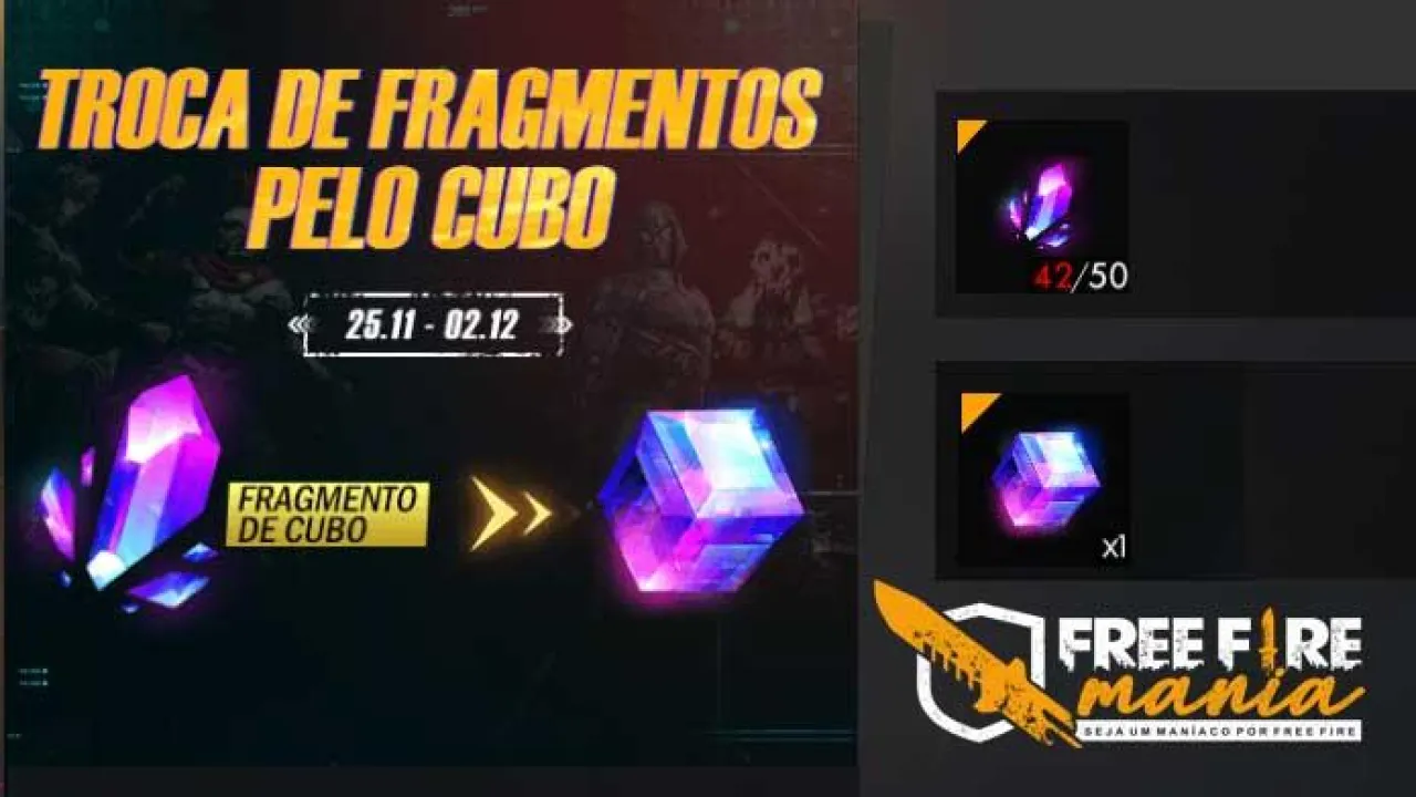 Cubo Mágico por Apenas 50 Fragmentos no Free Fire