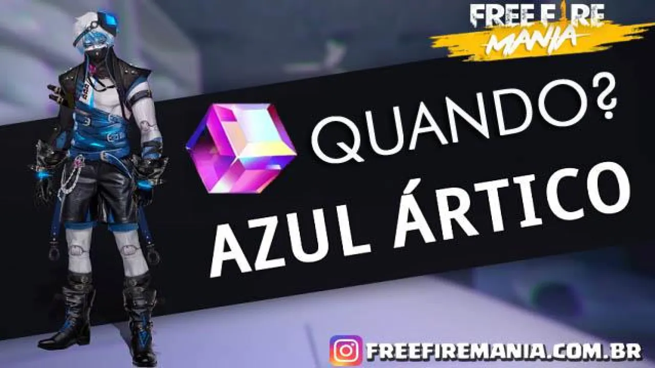 Lançamento do Cubo Mágico Azul Ártico - Marionete em Free Fire