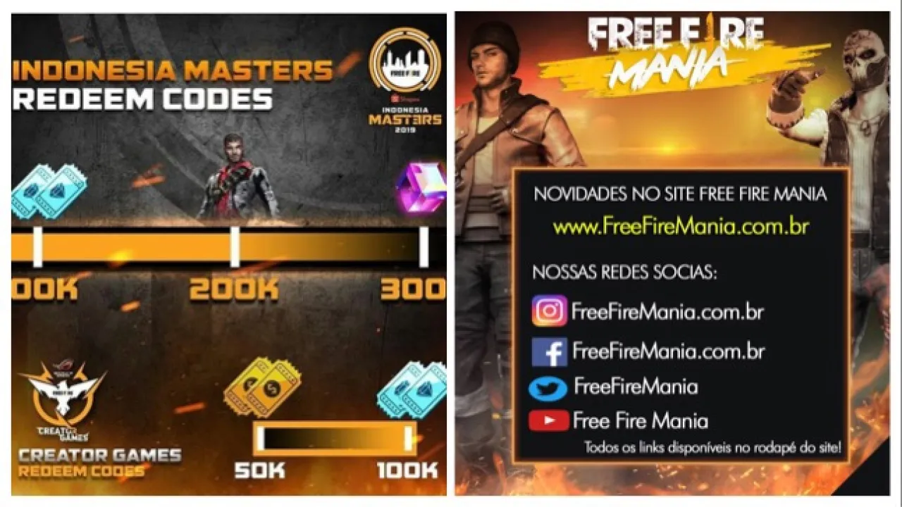 Cubo Mágico de Graça na Indonésia durante as Finais de Free Fire